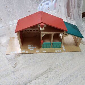 Anthropologie • Tender Leaf Barn Farmhouse • Wood Sustainable Dollhouse Toy